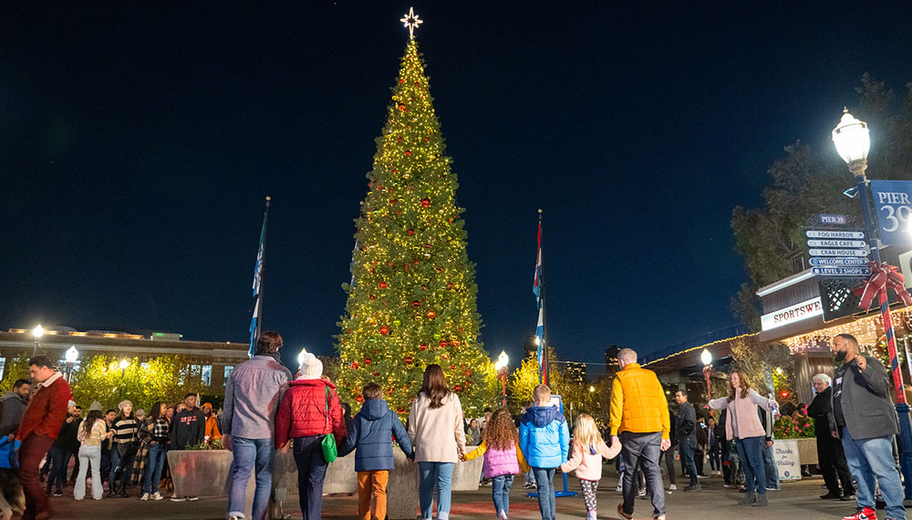 Pier 39 at the Holidays