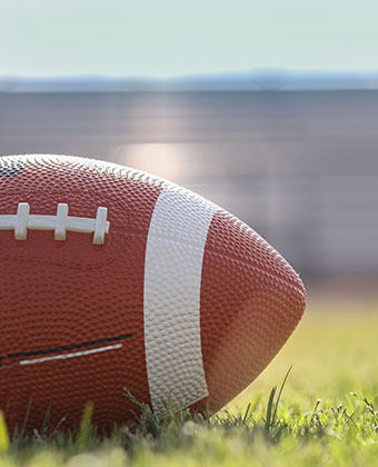 football on field